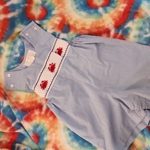 Fun summer baby smock